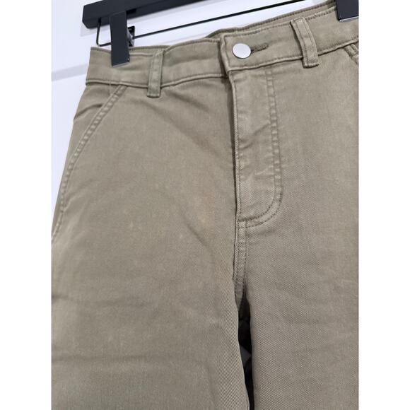 $118 Everlane The Utility Barrel Pant Green - size 0 - Picture 10 of 12